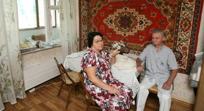 Russen hängen seit Sowjetzeiten gerne Teppiche an die Wand. / PhotoXPress